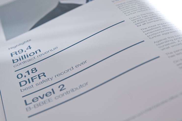 Stefanutti Stocks 2013 annual report integrated report annual integrated report financial results Sigil Design Bureau Rosalie Pike